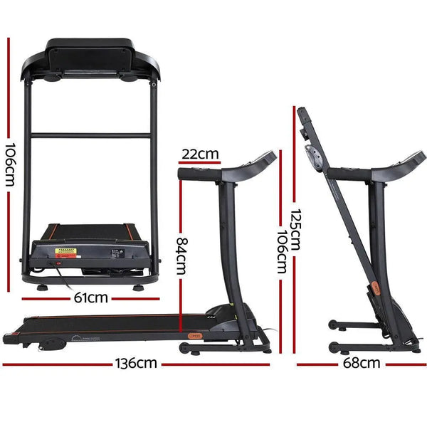 Everfit Electric Treadmill Incline Home Gym Exercise Machine Fitness 400mm Deals499