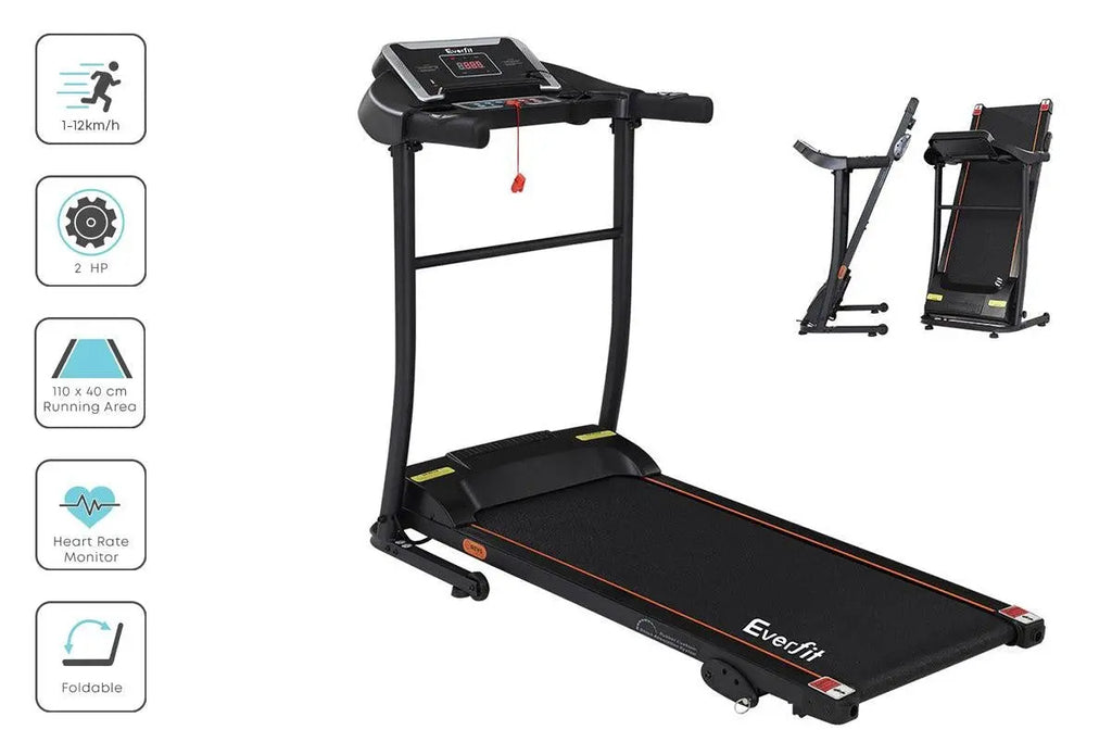 Everfit Electric Treadmill Incline Home Gym Exercise Machine Fitness 400mm Deals499