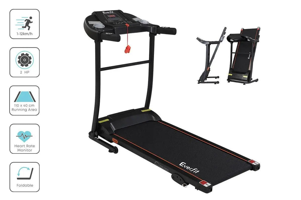 Everfit Electric Treadmill Incline Home Gym Exercise Machine Fitness 400mm Deals499