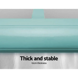 Everfit GoFun 4X1M Inflatable Air Track Mat Tumbling Floor Home Gymnastics Green Deals499