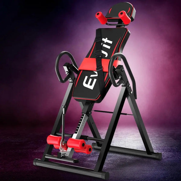 Everfit Inversion Table Gravity Stretcher Inverter Foldable Home Fitness Gym Deals499