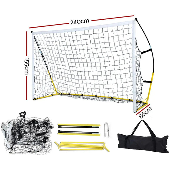Everfit Portable Soccer Football Goal Net Kids Outdoor Training Sports Deals499