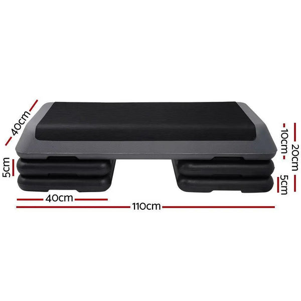 Everfit Set of 2 Aerobic Step Exercise Stepper Riser Steps Deals499