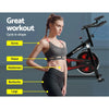 Everfit Spin Exercise Bike Cycling Fitness Commercial Home Workout Gym Equipment Black Deals499