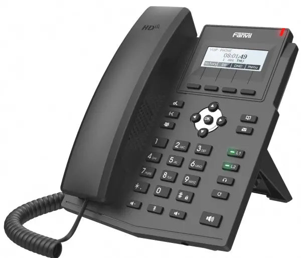 FANVIL X1SP IP Phone - 128x48 Dot Matrix Display, 2 Lines, Integrated POE, HD Audio w/ G.722 & Opus FANVIL