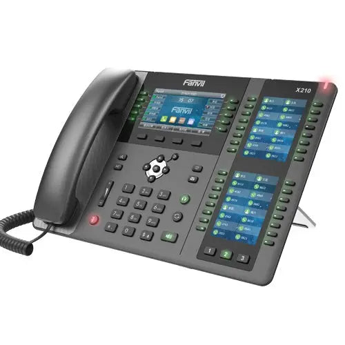 FANVIL X210 Enterprise IP Phone - 4.3' (Video) Colour Screen, 20 Lines, 106 x DSS Buttons, Dual Gigabit NIC, Bluetooth *** (EXP50) FANVIL