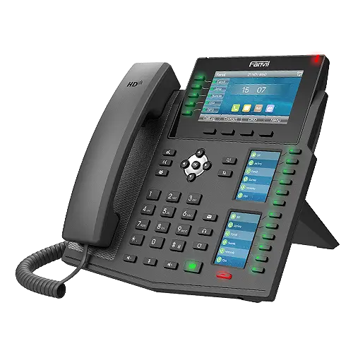 FANVIL X6U Enterprise IP Phone - 4.3' (Video) Colour Screen, 20 Lines, 60 x DSS Buttons, Dual Gigabit NIC, Built in Bluetooth FANVIL