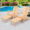 Gardeon Set of 2 Outdoor Sun Lounge Chairs Patio Furniture Beach Chair Lounger Deals499
