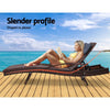 Gardeon Outdoor Sun Lounge Furniture Day Bed Wicker Pillow Sofa Set Deals499