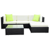 Gardeon 5PC Sofa Set with Storage Cover Outdoor Furniture Wicker Deals499
