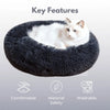FLOOFI XL 100CM Round Pet Bed (Dark Grey) Deals499
