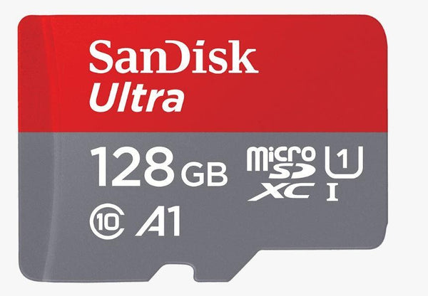 SANDISK 128GB Ultra microSD SDHC SDXC UHS-I Memory Card 100MB/s Full HD Class 10 Speed Google Play Store App for Android Smartphone Tablet SANDISK