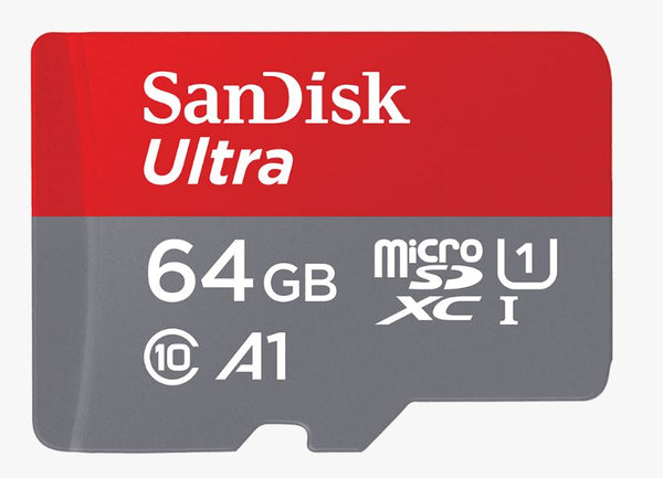 SANDISK 64GB Ultra microSD SDHC SDXC UHS-I Memory Card 120MB/s Full HD Class 10 Speed Google Play Store App for Android Smartphone Tablet SANDISK