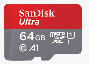SANDISK 64GB Ultra microSD SDHC SDXC UHS-I Memory Card 100MB/s Full HD Class 10 Speed Google Play Store App for Android Smartphone Tablet with Adapter SANDISK