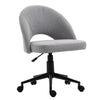 Fabric Office Chair Computer Upholstered Swivel Home Desk Chair  Grey Deals499