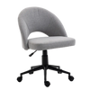 Fabric Office Chair Computer Upholstered Swivel Home Desk Chair  Grey Deals499