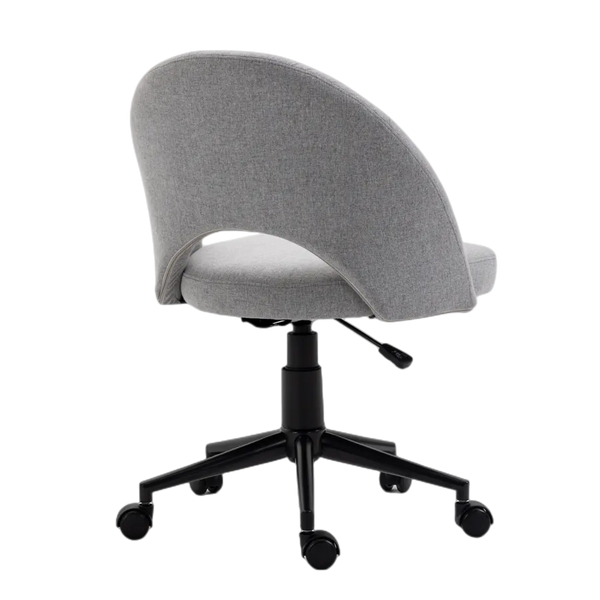 Fabric Office Chair Computer Upholstered Swivel Home Desk Chair  Grey Deals499