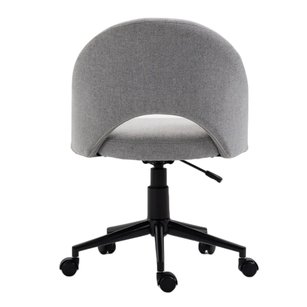 Fabric Office Chair Computer Upholstered Swivel Home Desk Chair  Grey Deals499