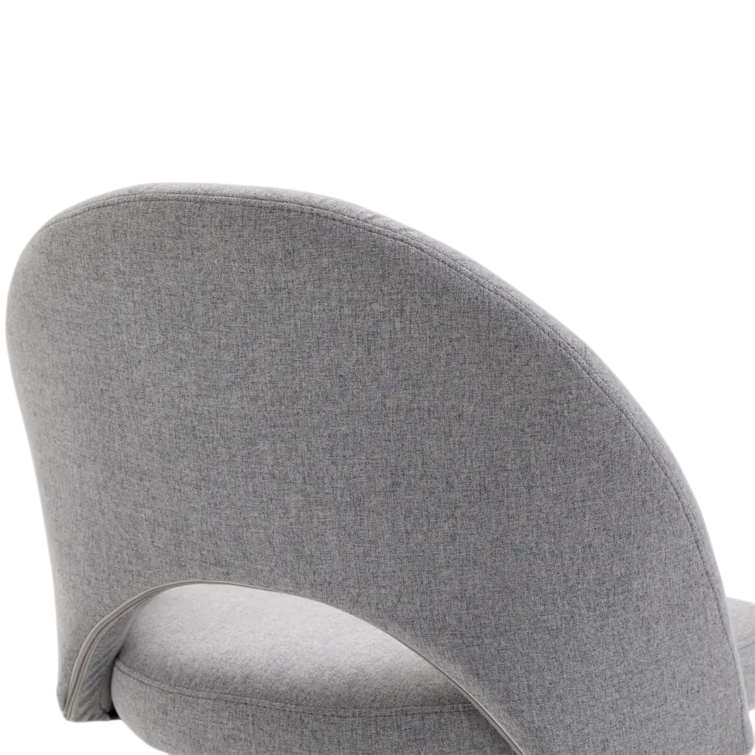 Fabric Office Chair Computer Upholstered Swivel Home Desk Chair  Grey Deals499