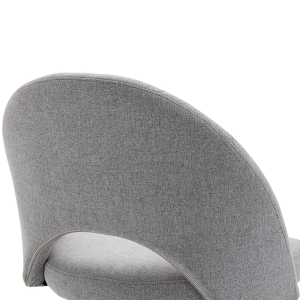 Fabric Office Chair Computer Upholstered Swivel Home Desk Chair  Grey Deals499