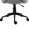Fabric Office Chair Computer Upholstered Swivel Home Desk Chair  Grey Deals499