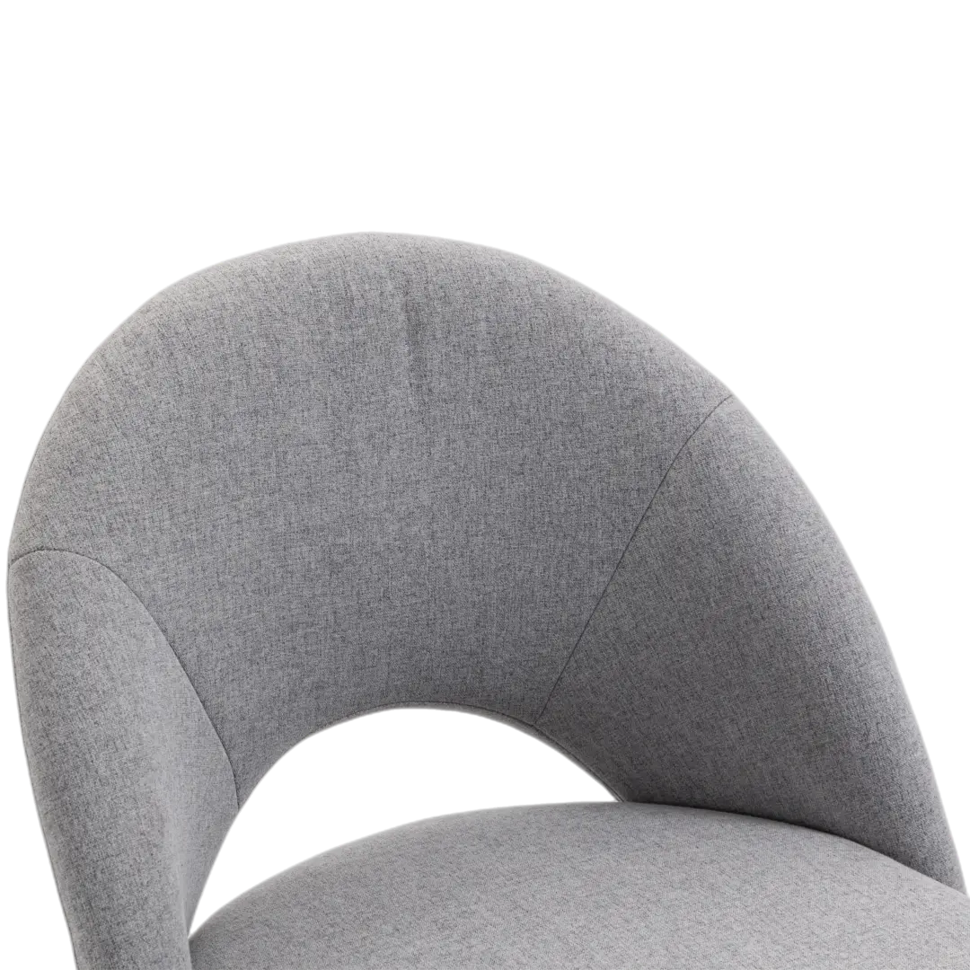 Fabric Office Chair Computer Upholstered Swivel Home Desk Chair  Grey Deals499