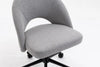 Fabric Office Chair Computer Upholstered Swivel Home Desk Chair  Grey Deals499