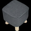 Fabric Ottoman Foot Stool Rest Pouffe Footstool Wood Storage Padded Seat Deals499