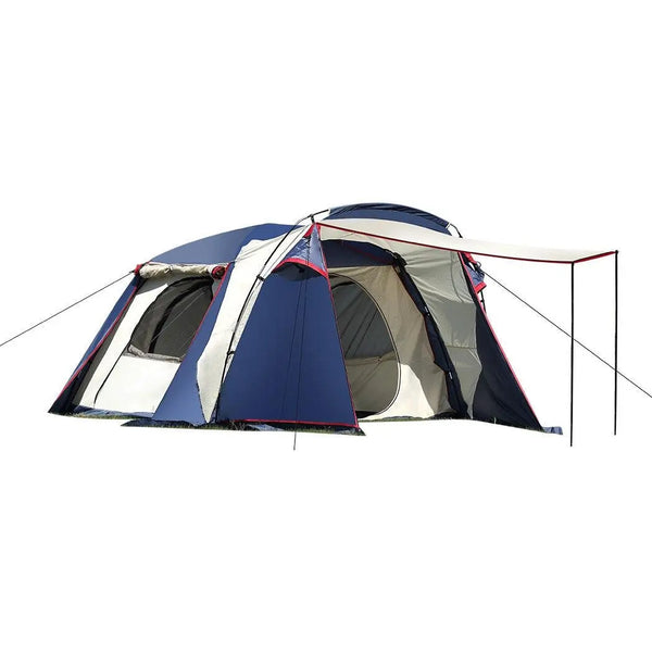 Family Camping Tent Tents Portable Outdoor Hiking Beach  4-6 Person Shade Shelter Deals499