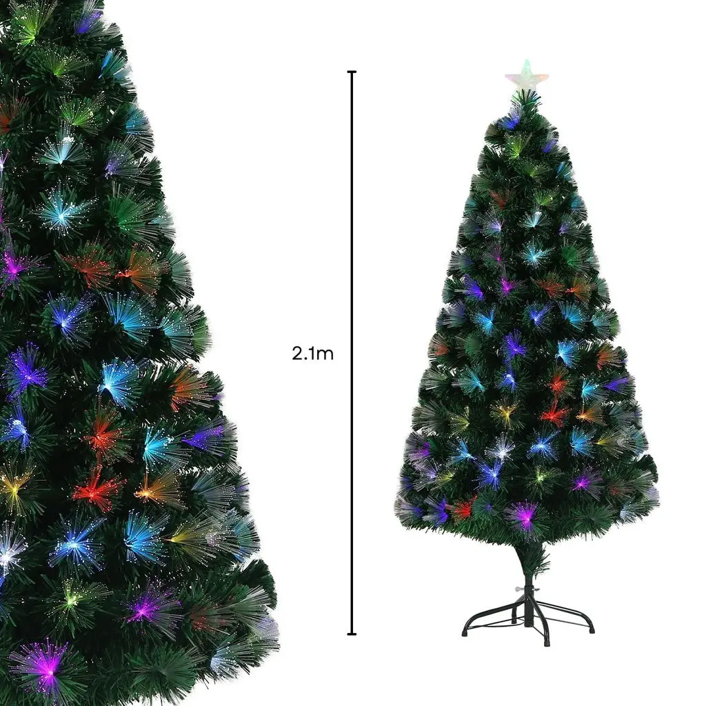 Festiss 2.1m Fiber Optic Artificial Christmas Trees FS-TREE-03 Deals499