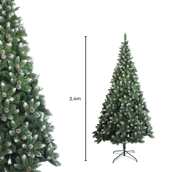 Festiss 2.4m Christmas Tree With White Snow FS-TREE-01 Deals499