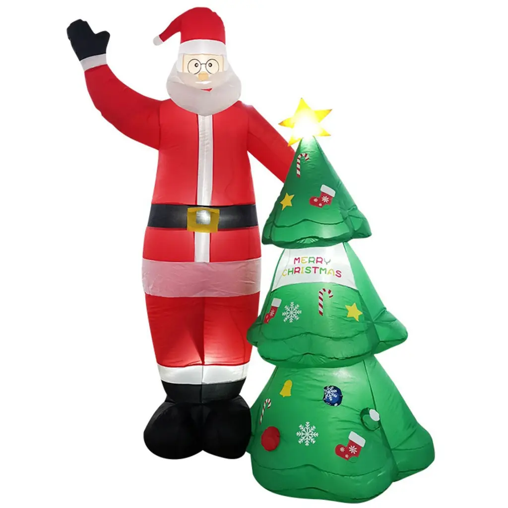 Festiss 2.5m Santa and Christmas Tree Christmas Inflatable with LED FS-INF-01 Deals499