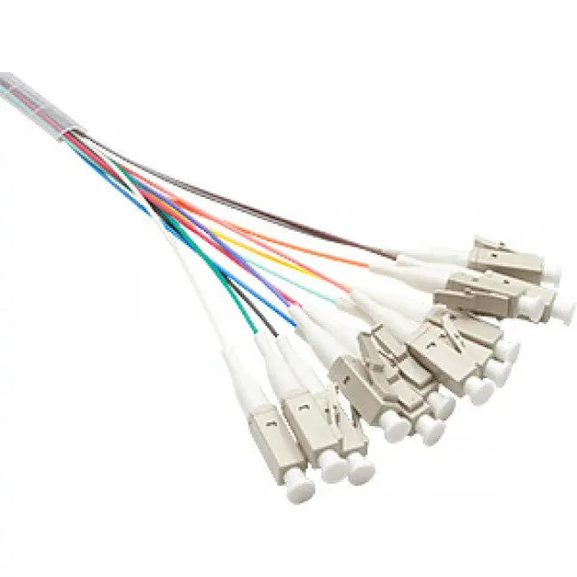 Fibre Pigtail LC OM1 Multimode 1m 12 Pack Rainbow Deals499