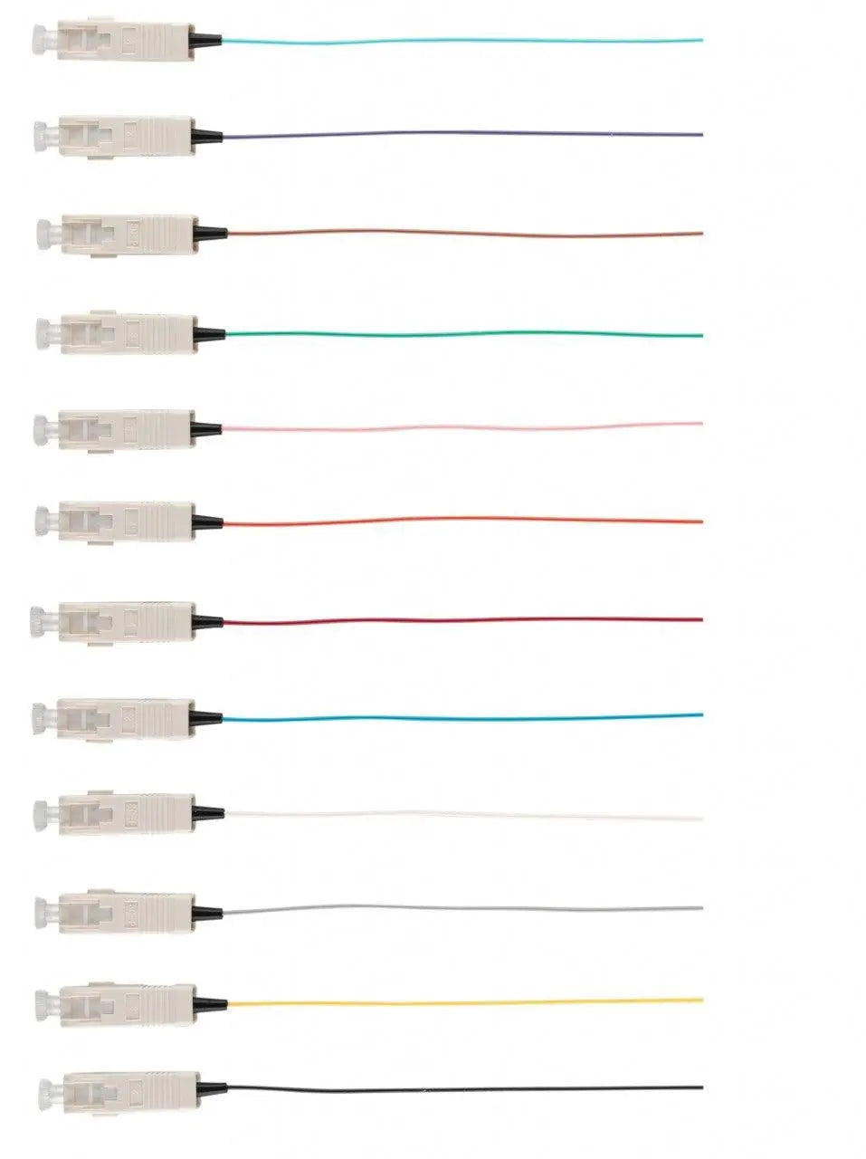 Fibre Pigtail SC OS1 / OS2 Singlemode 2m - 12 pack Rainbow Deals499