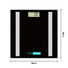 Fit Smart Electronic Body Fat Scale Black 7 in 1 Analyser LCD Glass Tracker Deals499