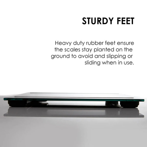 Fit Smart Electronic Body Fat Scale Black 7 in 1 Analyser LCD Glass Tracker Deals499