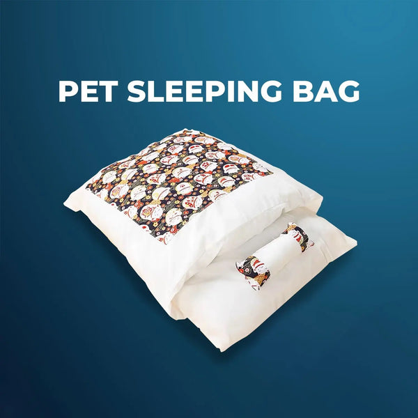 Floofi Pet Sleeping Bag (L size Fortune Cat) FI-PB-102-KT from Deals499 at Deals499