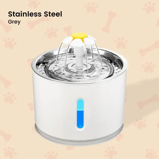 Floofi Pet Water Fountain 2.4L with Stainless Steel FI-WD-107-ZM Deals499
