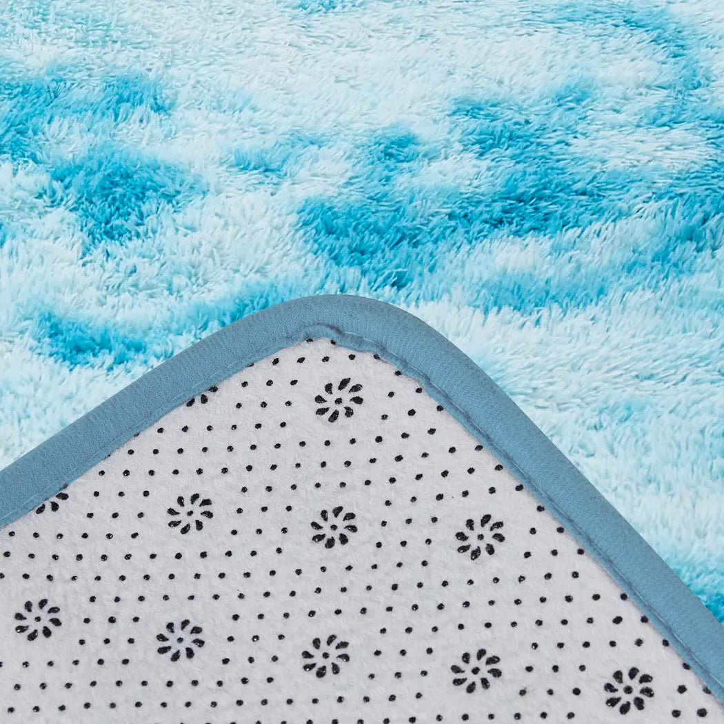 Floor Rug Shaggy Rugs Soft Large Carpet Area Tie-dyed Maldives 160x230cm Deals499