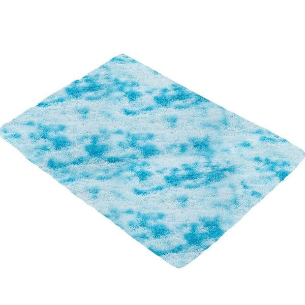 Floor Rug Shaggy Rugs Soft Large Carpet Area Tie-dyed Maldives 200x300cm Deals499