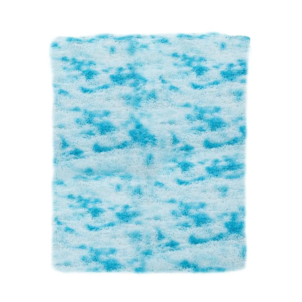 Floor Rug Shaggy Rugs Soft Large Carpet Area Tie-dyed Maldives 200x300cm Deals499