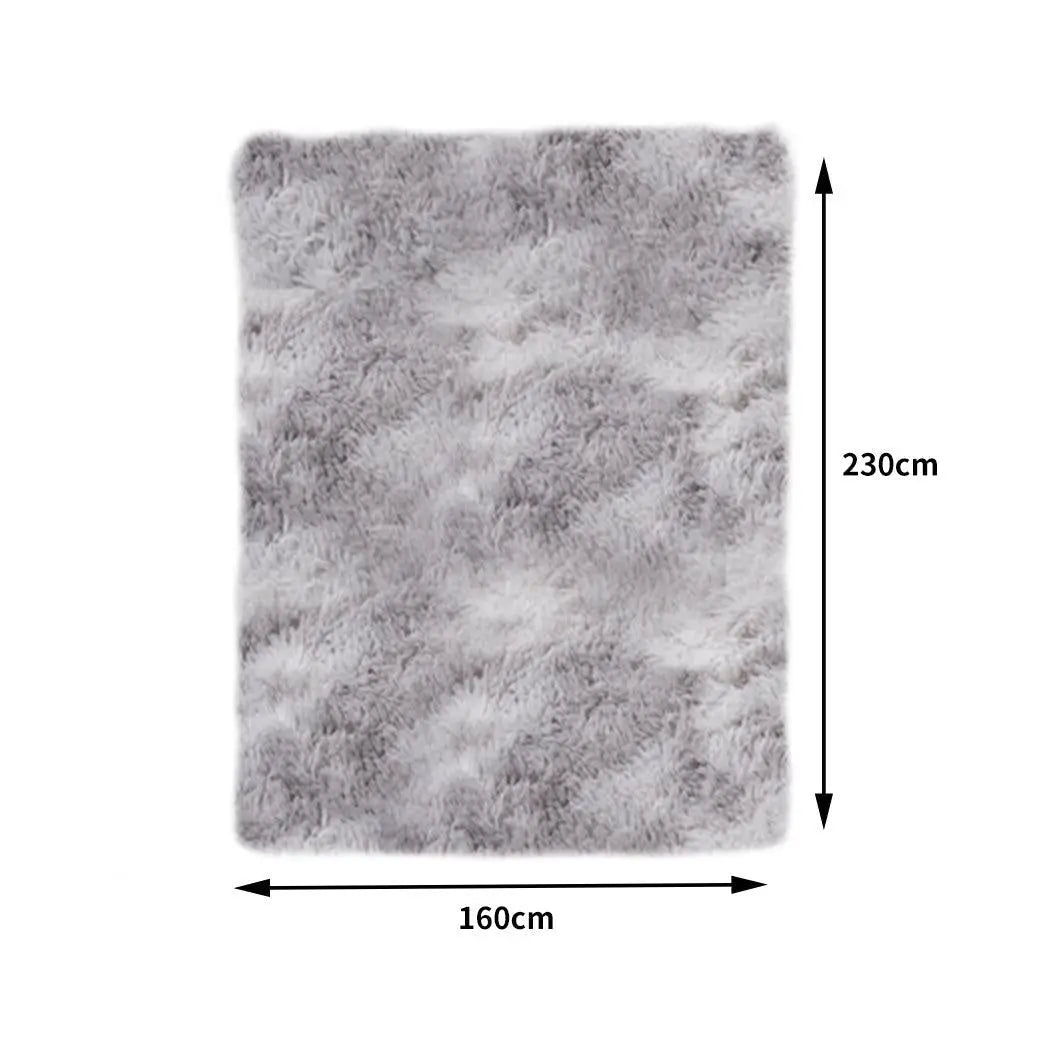Floor Rug Shaggy Rugs Soft Large Carpet Area Tie-dyed Mystic 160x230cm Deals499