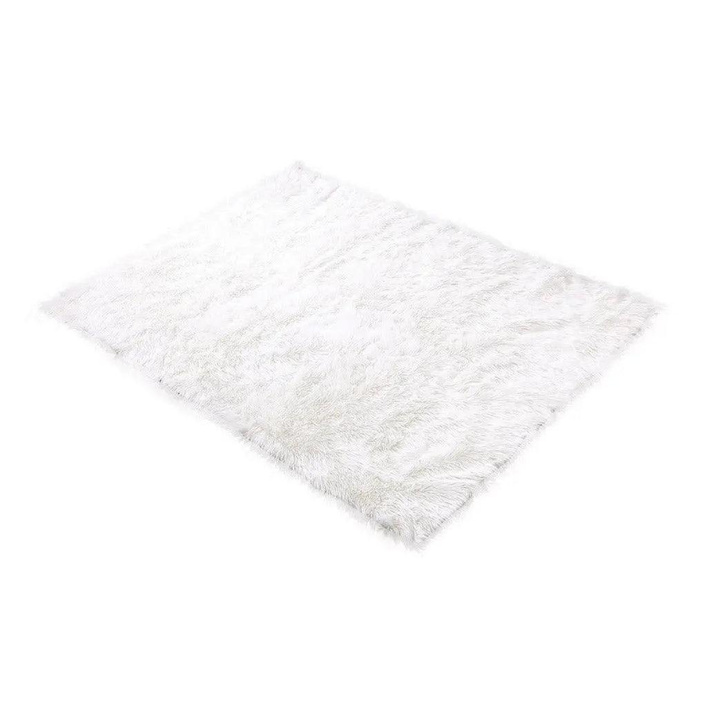 Floor Rugs Sheepskin Shaggy Rug Area Carpet Bedroom Living Room Mat 160X230 White Deals499
