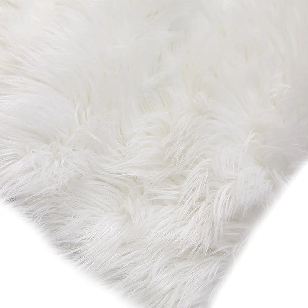 Floor Rugs Sheepskin Shaggy Rug Area Carpet Bedroom Living Room Mat 160X230 White Deals499