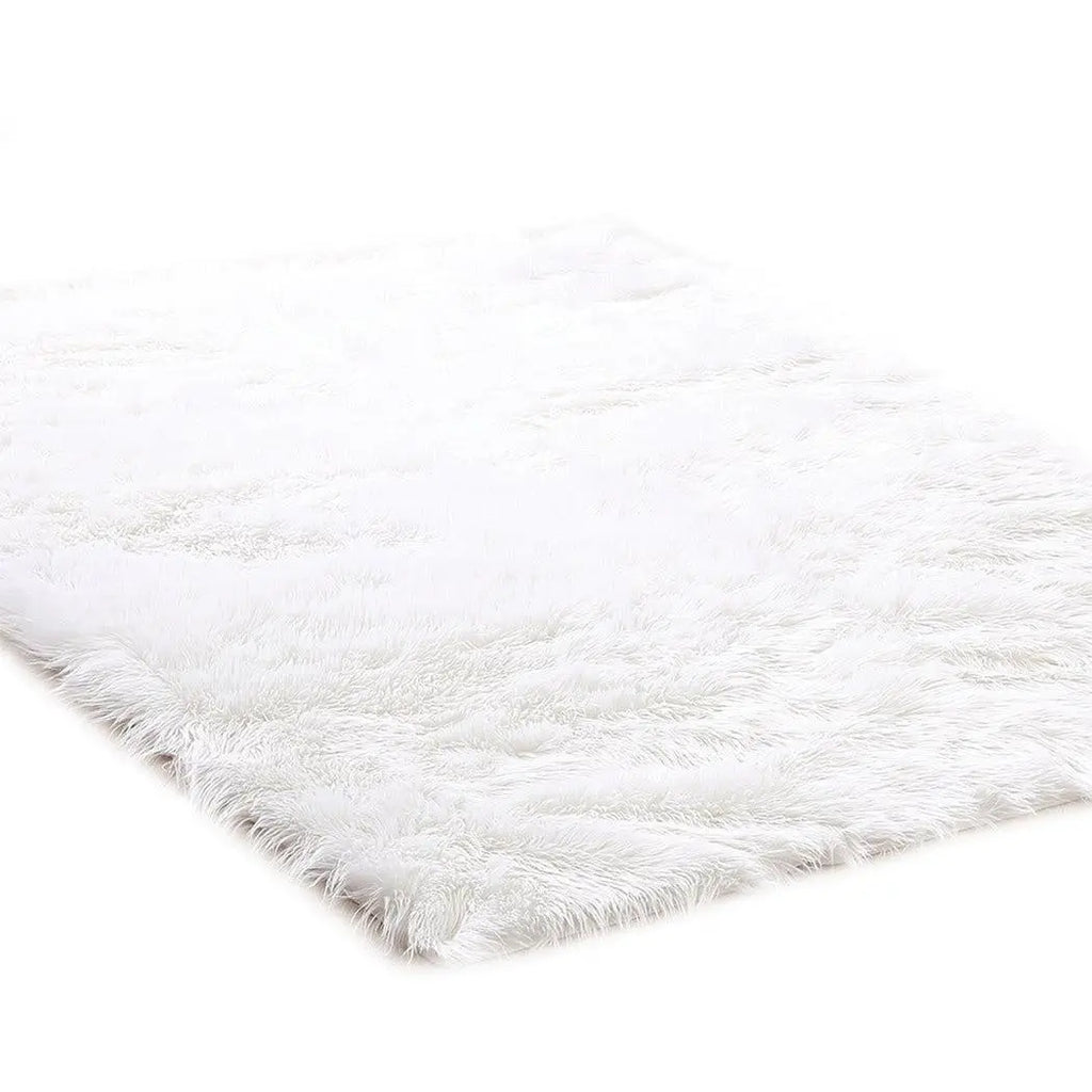 Floor Rugs Sheepskin Shaggy Rug Area Carpet Bedroom Living Room Mat 160X230 White Deals499