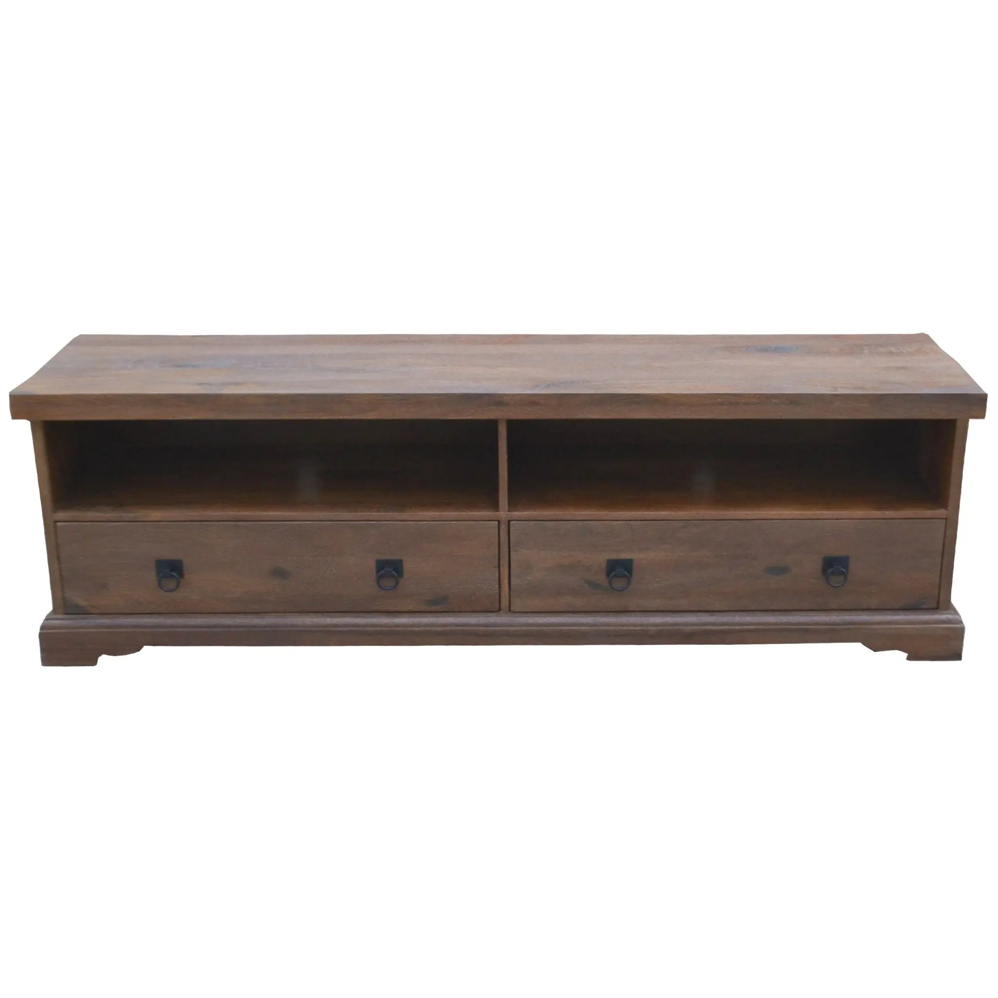 Florence  ETU Entertainment TV Unit 180cm 2 Drawer Solid Mango Timber Wood Deals499