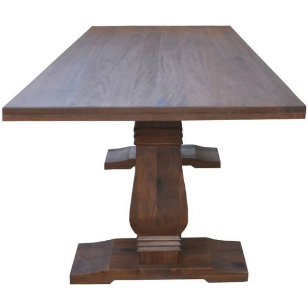 Florence  High Dining Table 200cm French Provincial Pedestal Solid Timber Wood Deals499