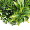 Flowering White Artificial Green Wall Disc UV Resistant 100cm (White Frame) Deals499