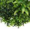 Flowering White Artificial Green Wall Disc UV Resistant 50cm (Black Frame) Deals499