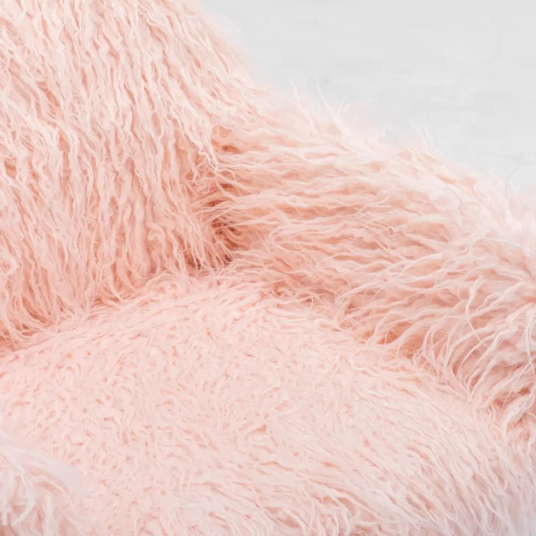 Fluffy Office Chair Faux Fur Modern Swivel Desk Chair for Women And Girls-Pink Deals499